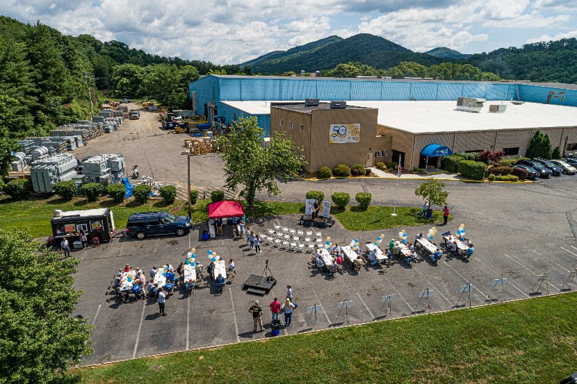 Aerial view of our Roanoke, VA location.