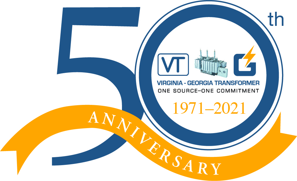 Virginia Transformer 50th Anniversary Logo