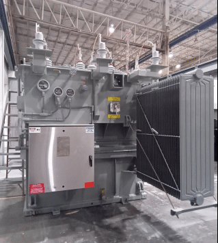 U.S. Naval Air Station China Lake, CA power distribution transformer.